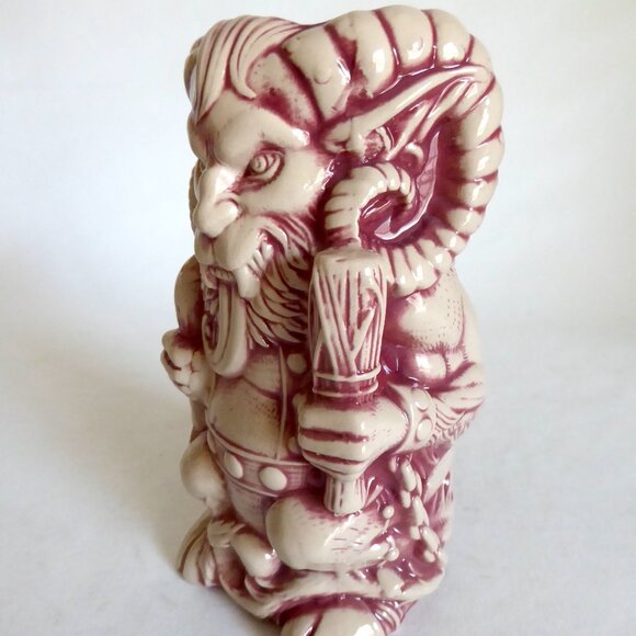 NEW 2019 KRAMPUS MONDO TEE-KIS BEAST RED WASH VARIANT CERAMIC TIKI MUG - Picture 9 of 16
